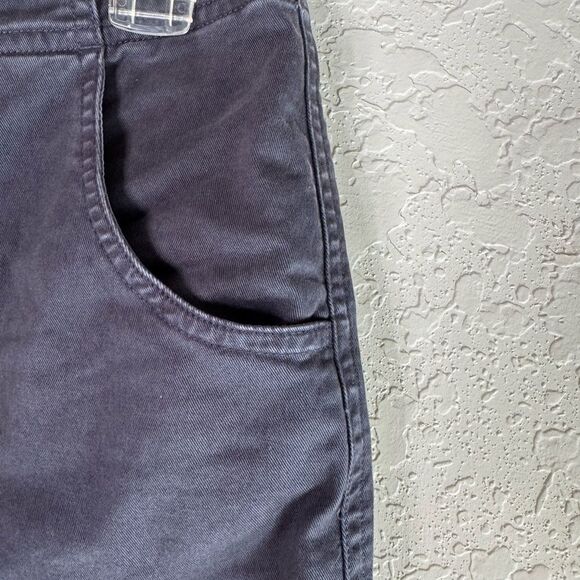 Aritzia Babaton The Group Cigarette Pants Navy Button Fly Closure Size 8 - Picture 2 of 10